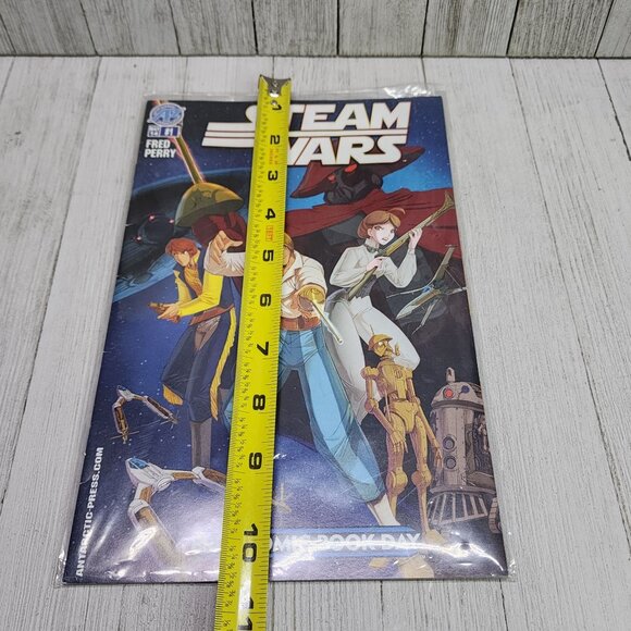 Steam Wars #1 by Fred Perry 2014 Antarctic Press Comics Book - Picture 5 of 5